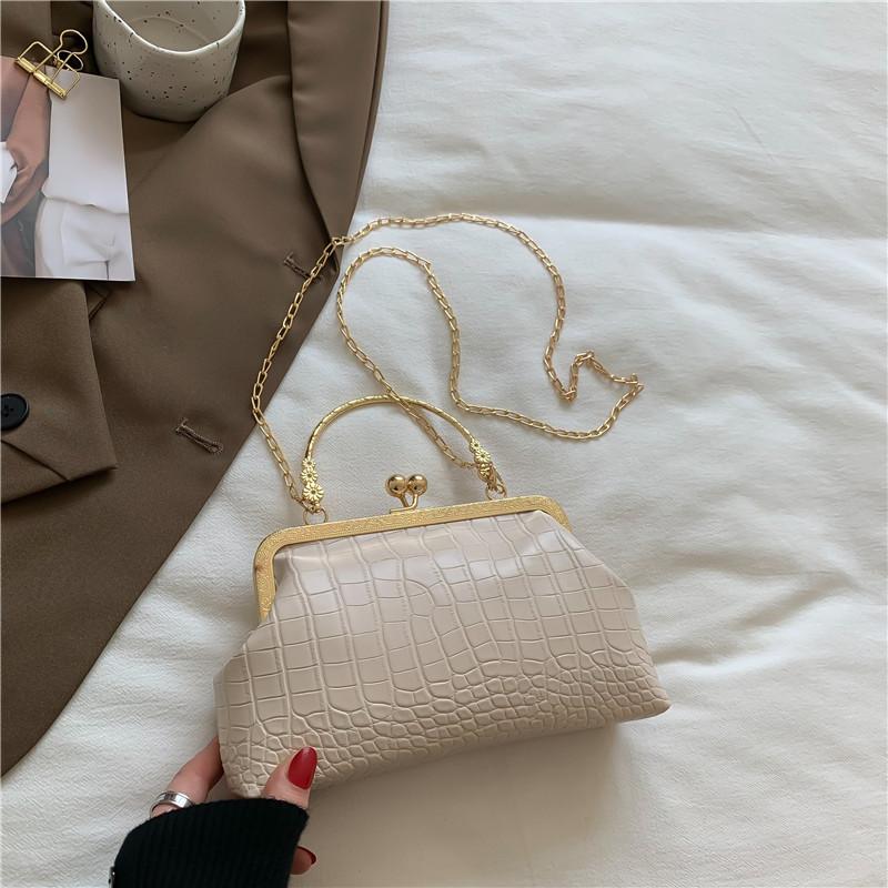 Vintage Retro Pu Small Square Crossbody Bag With Magnetic Closure For Daily Use