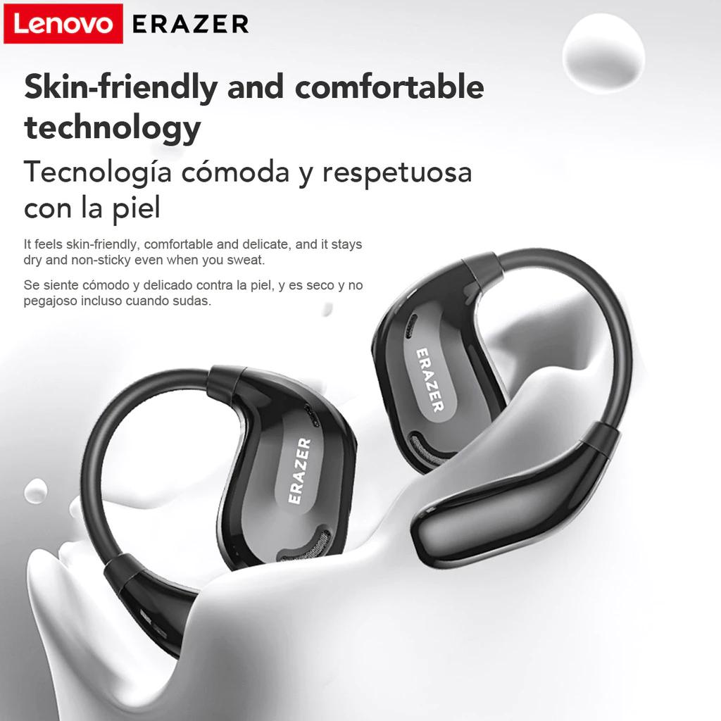 Lenovo Auriculares inalámbricos Bluetooth ERAZER XT66 PRO OWS con micrófono, auriculares deportivos con función de traducción.