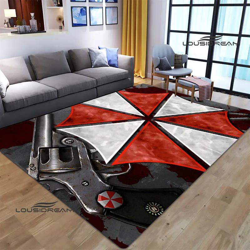 R-Resident Evil Umbrella Printed Carpet Non -slip Carpet Carpets for Living Room Area Rug Door Pad Bedroom Decor Birthday Gift