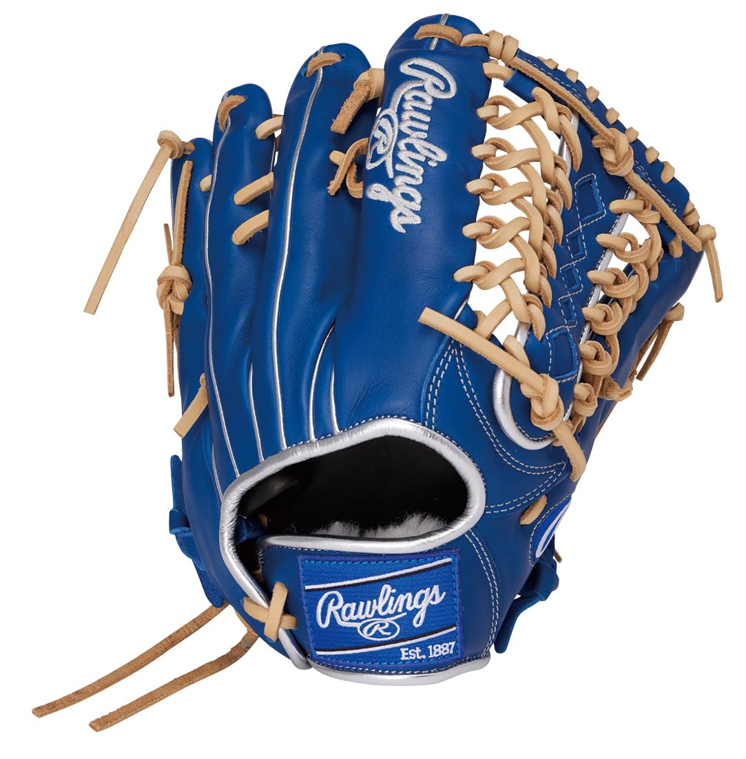 Rawlings PRO EXCEL ELITE Baseball GR6HEEB870 HOH® Glove, Softball, Outfielder s, Royal, 12.25 inches, Right-Handed Throw,