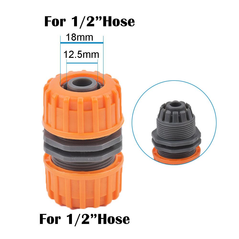 Garden Hose Quick Connector 1/2 3/4 1 Inch Pipe Coupler Stop Water Connector 32/20/16mm Repair Joint Irrigation System