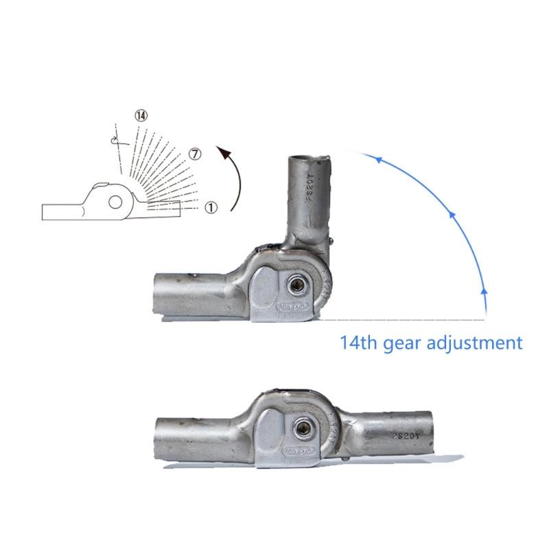 Hochfeste 14-fach verstellbare Möbelbeschläge für Schlafsofas, Liegestühle und Stahlrahmenmontagen