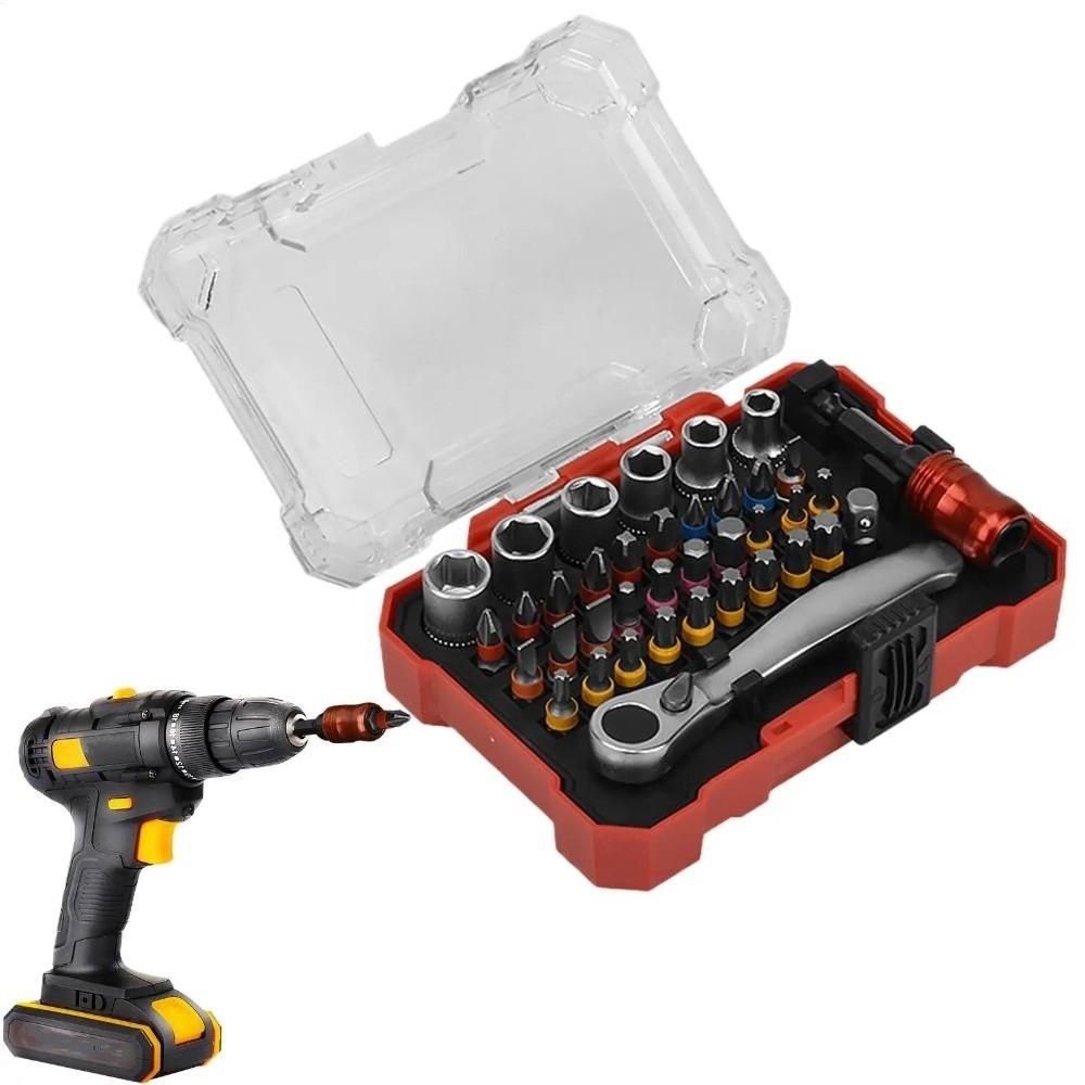 38 Pieces Magnetic Screwdriver Ratchet Set  For Car Home Motorcycle Hvac Repair