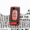 Tpu Leather Flip Car Key Case Cover For Peugeot 207 307 308 407 607 807 Fob Keychain For Citroen C2 C3 C4 C5 C6 Xsara Berlingo