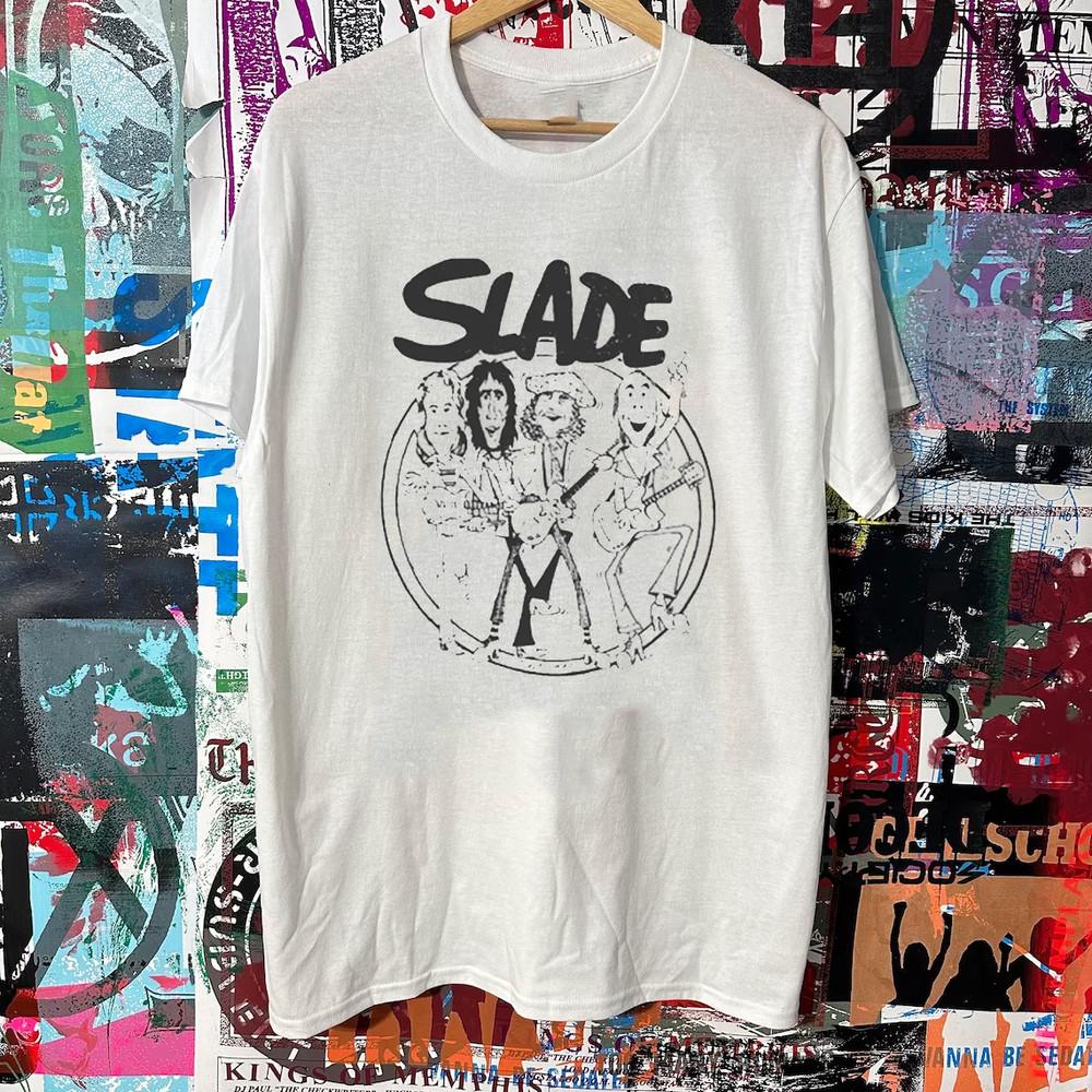 

SLADE BAND White Short Sleeve T Shirt Full Size S-5XL FH140 Unisex T-Shirt S