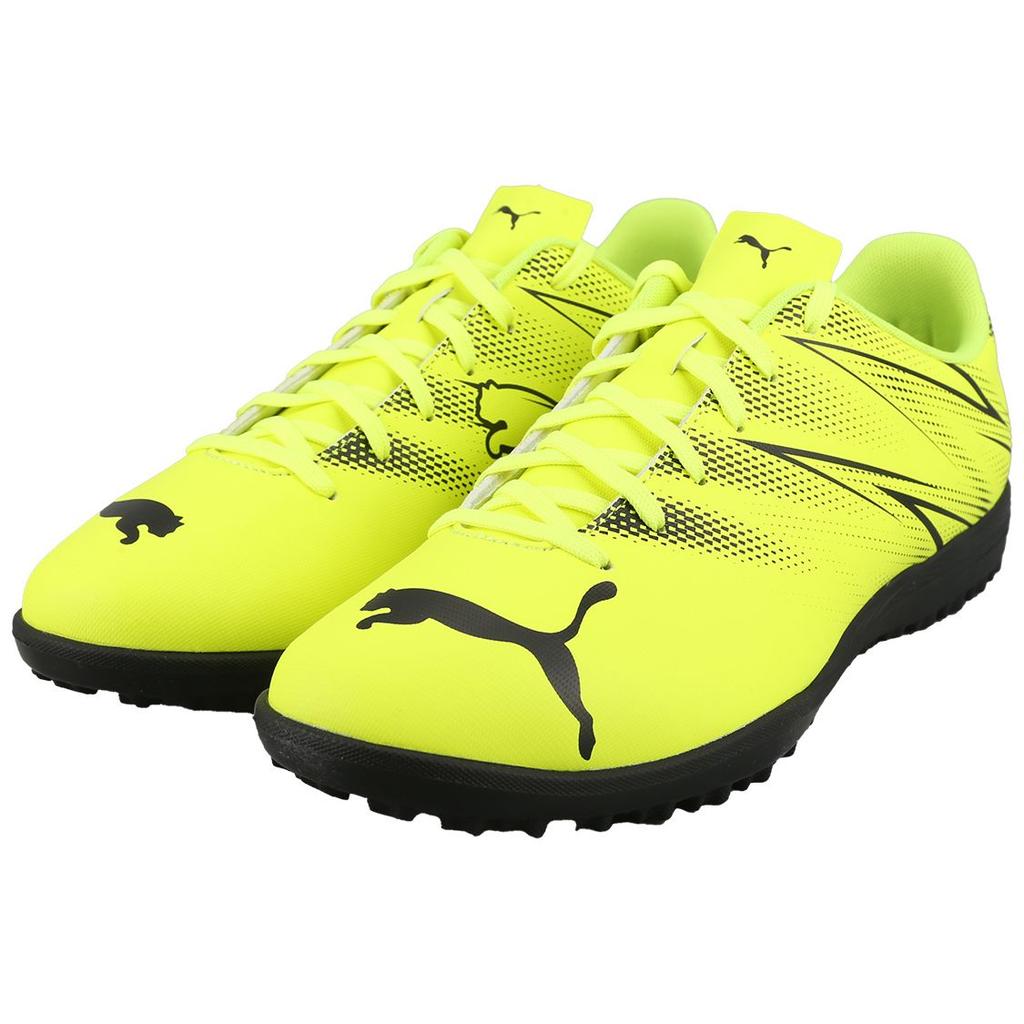 Puma Attacanto Round Toe Comfortable TT (Rubber Studs) Durable Breathable Soccer Shoes Men soccer shoes Yellow 107478-07