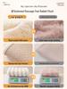 Non-Slip Rabbit Plush Winter Sofa Cushion & Tatami Blanket