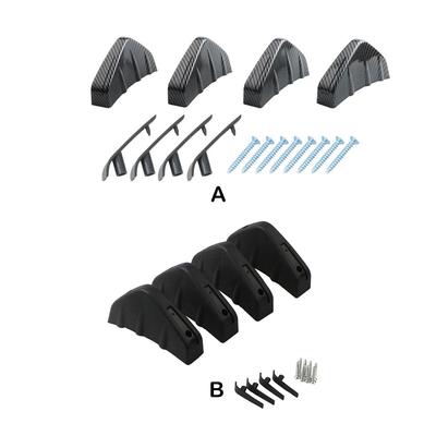 Universal Car Rear Bumper Diffusers Replacement ABS Spoilers Automotive Modification Decoration Accessories Carbon Fiber