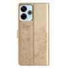 For Xiaomi Redmi 13 5G/13 4G Phone Case Butterfly Floral Imprint Leather Wallet Cover