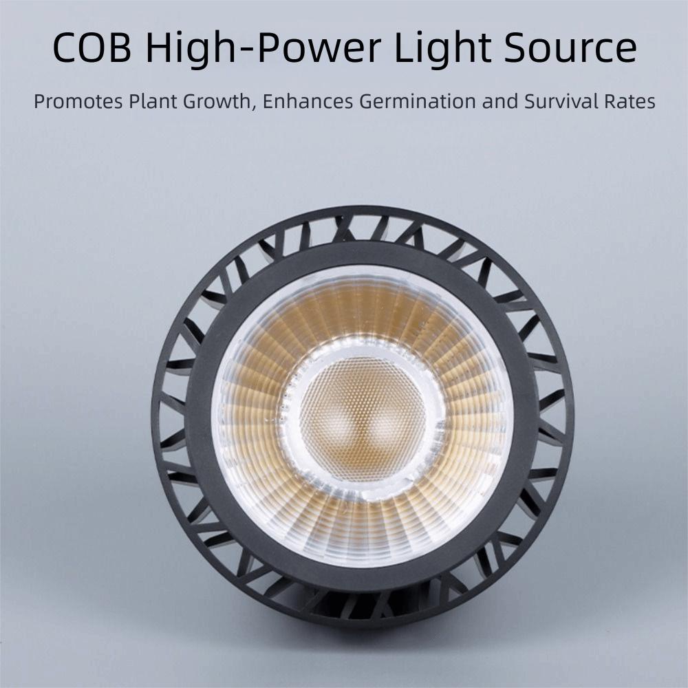 Black Body Plant Growth Enhancer 18W Power Hydroponics Lamp COB LED Spot Lamp  Plant Growth