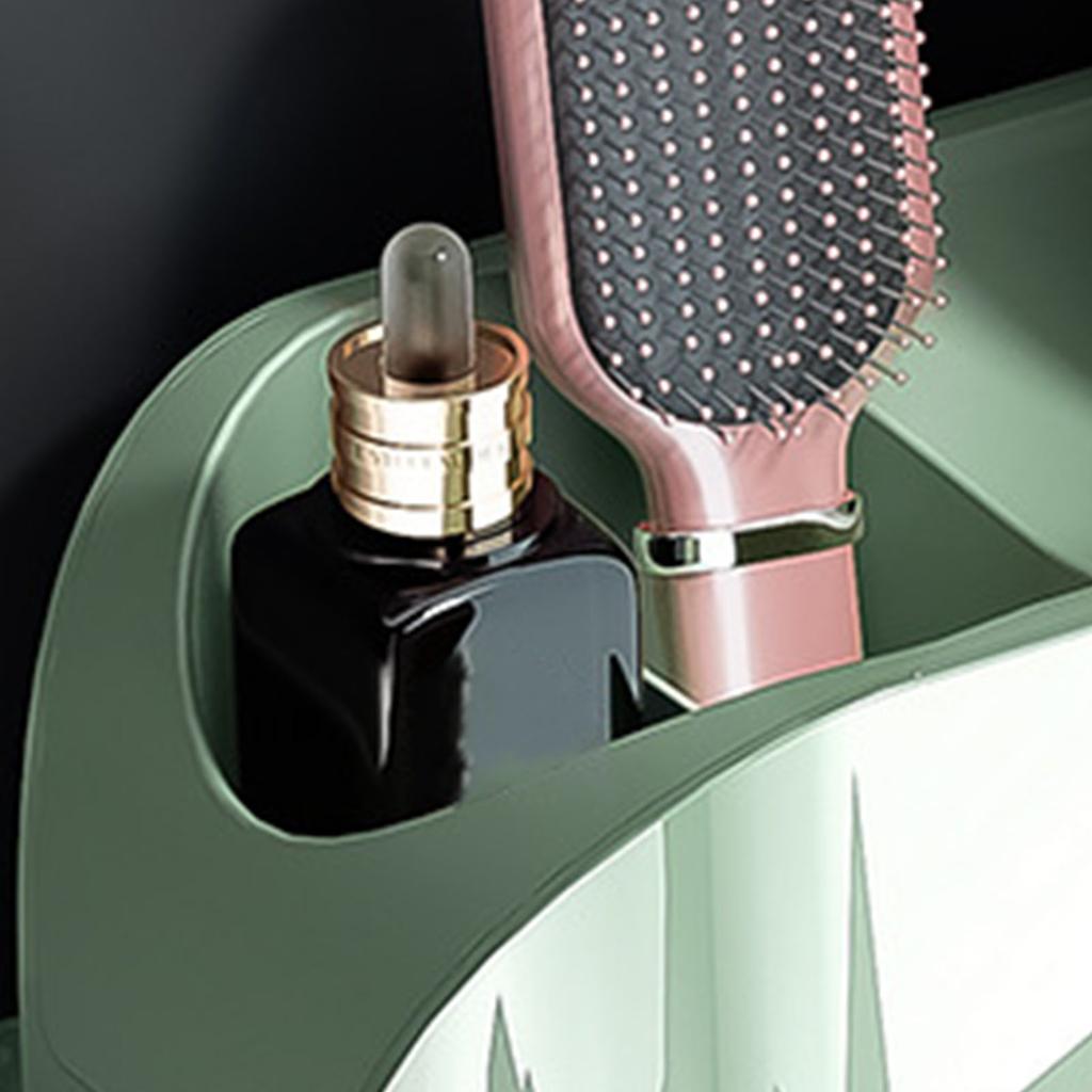 Wall Mounted Hair Dryer Holder Compartment Design Detachable Hair Dryer Hanger Storage Rack for