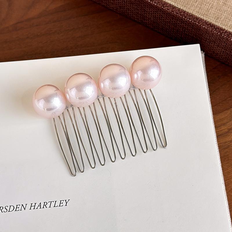 Small Size 7 Teeth Insert Comb Clip Women Hair Styling Hairpins Women Headwear Jewelry Bangs Broken Hair Comb Clip Girls Gifts