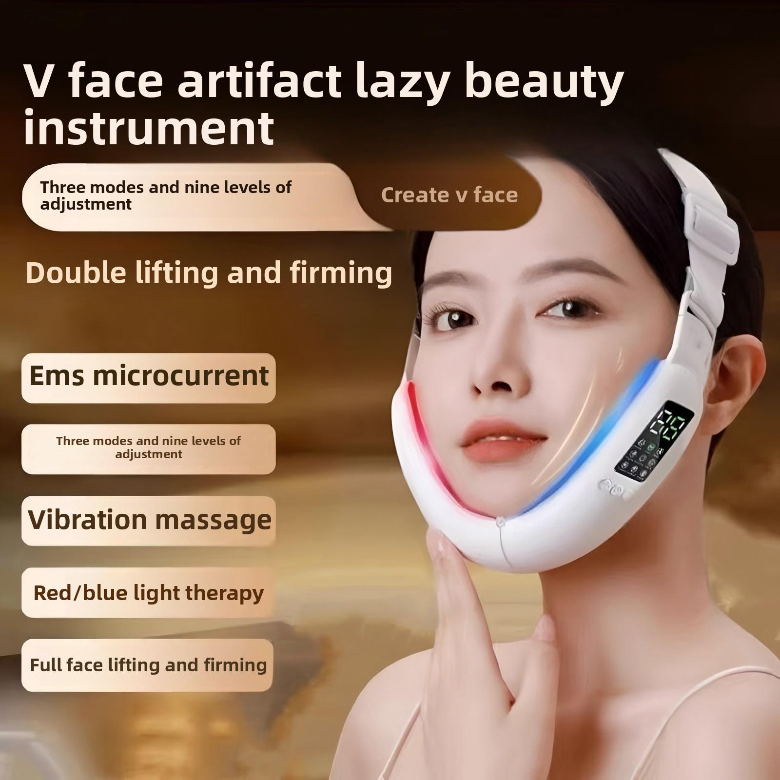 

Zhiyan V-образный артефакт Ленивый EMS Тонкое лицо Бьюти-инструмент Маска Подтяжка Массаж Укрепляющая Формирующая Маска