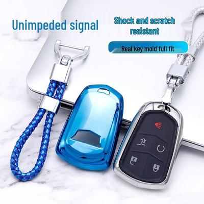 Cadillac Key Fob Cover for XTS, XT5, CTS, XT4, and CT6 TPU Remote Protective Shell
