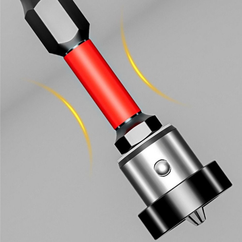 5pcs Anti-Slip Magnetic Screwdriver Bit Positioning Drill Bit Set  Electric Screwdriver