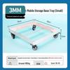 Mobile Flower Pot Tray with Wheels