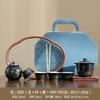 Tea set Kung Fu brewing teapot Qingyun teapot portable complete set of tea drinking equipment ceramic express cup gift