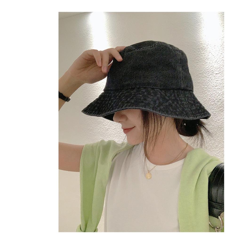 Korean Version of The Large-brimmed Cowboy Fisherman Hat Men and Women, Thin Section Ins Japanese Shade Face Sun Hat Sunscreen Basin Hat Tide