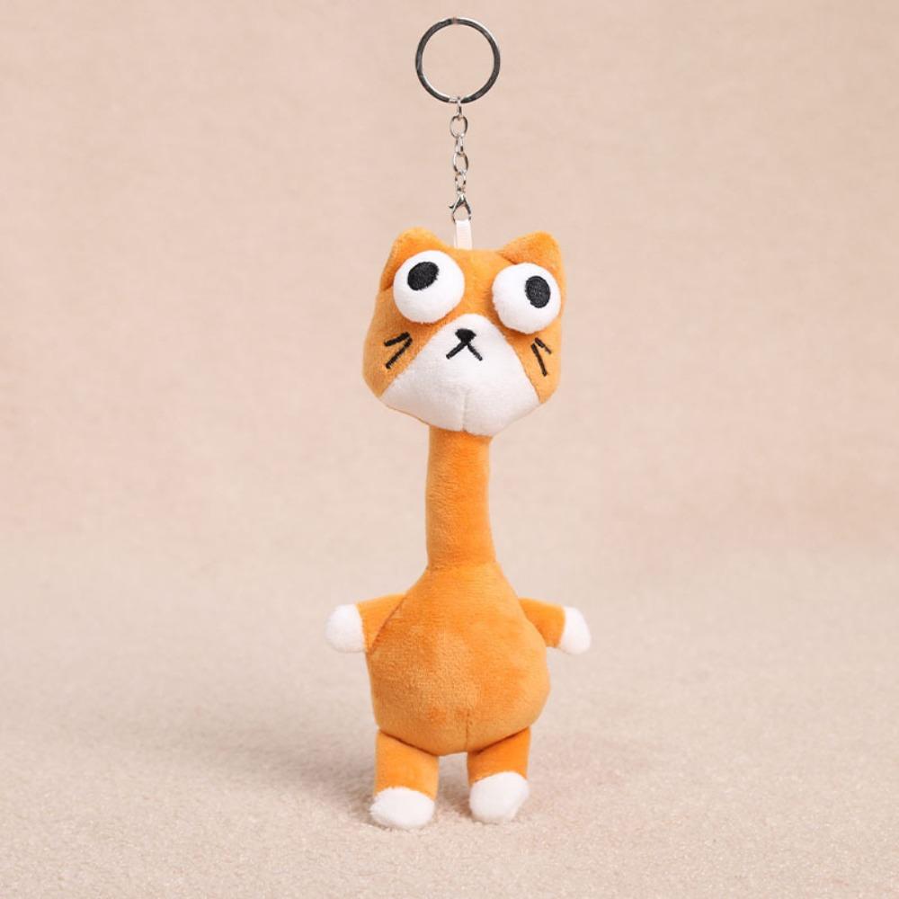 Filled Cartoon Animal Keychain 20 Centimeters Plush Hanging Ornament Bag Charm  Backpack Decoration