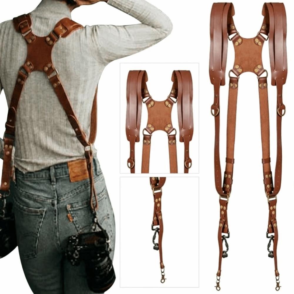 Comfortable Double Shoulder Strap Universal Fit DSLR Camera Strap Outdoor Photography