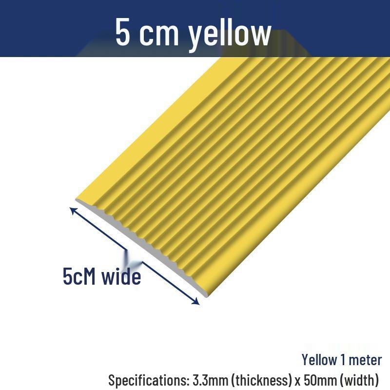 Samoprzylepna listwa krawędziowa ze antypoślizgowego PVC na stopnie schodów dla przedszkoli