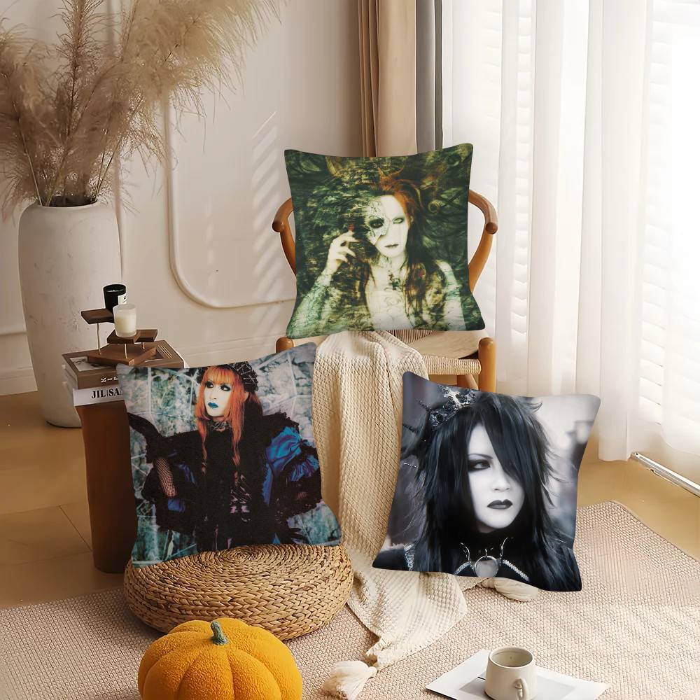 1Pc V-Visuals R-Rocks Band Malices Mizesr Pillow Case Fashion Square Pillowcase Bedroom Sofa Room Ins Decoration Leisure
