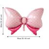6Pcs Large Aluminum Foil Balloons Reusable Party Balloons Decorative Bow Balloons  Gender Reveal