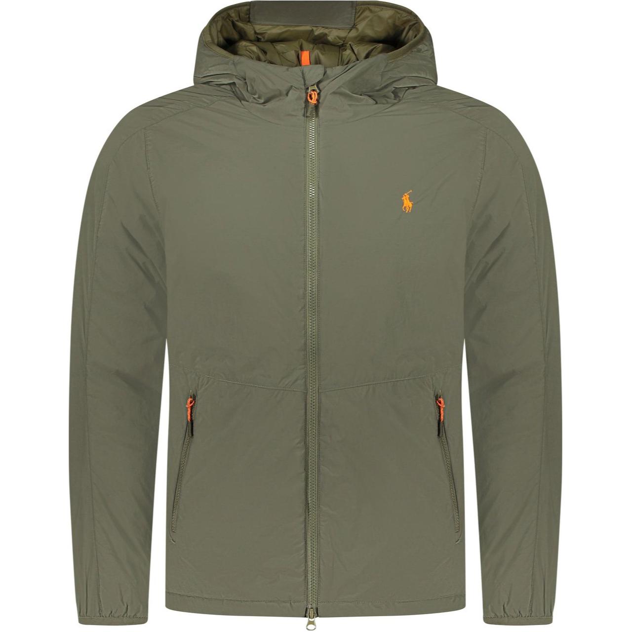 

Polo Ralph Lauren Однотонная куртка с капюшоном на молнии с длинным рукавом Мужские куртки Оливковый 710938531-003 XXL