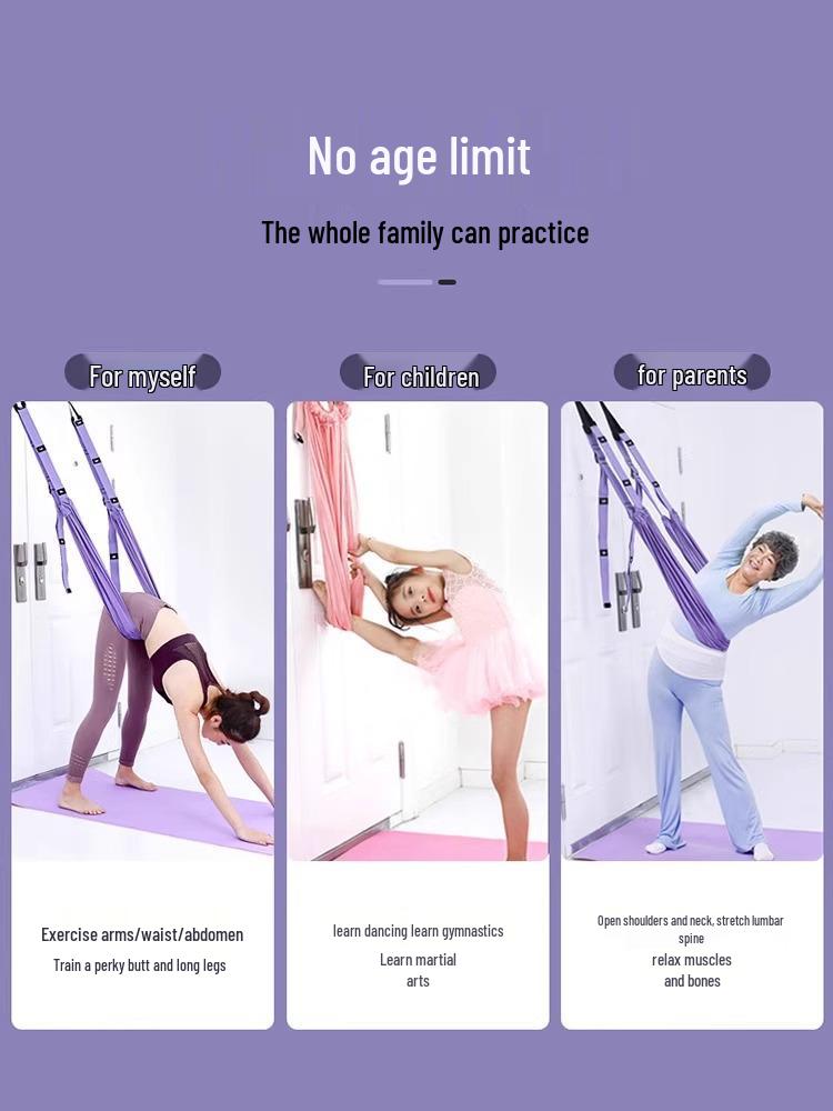 Aerial Yoga and Stretching Rope for In-Home Use