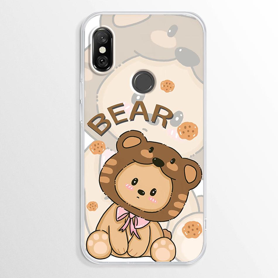 Funda para Xiaomi Redmi Note 6 Pro Mármol Transparente Suave TPU Cubierta Trasera Para Xiaomi Redmi Note 6 Note6 Pro Funda de Silicona Parachoques Fundas