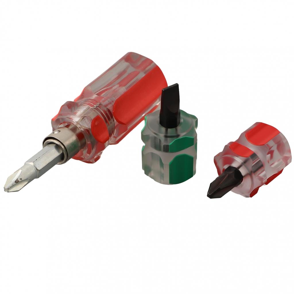 Short Screwdriver 3pcs Cross Head DIY Driver Hammer