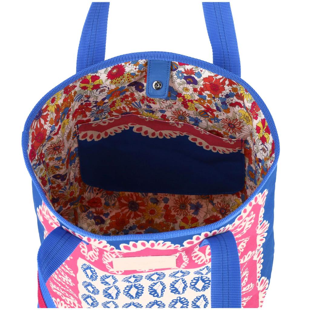 Tsumori Chisato Diamond Flower Tote Bag L Blue