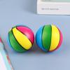 2Pcs Squeeze Toy Ball Football Pu Soft Foam Sponge Stress Relief Baseball Toys For Kids Children Wrist Training Balls