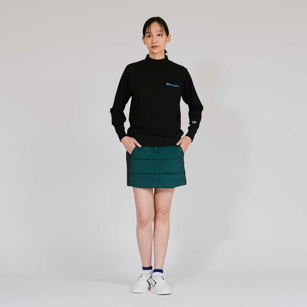 Champion Quilted and with a Golf Green Women's Skirt, Padded, Stretch, Water-Repellent, Windproof, Warm, Logo, Style, CW-CG205,