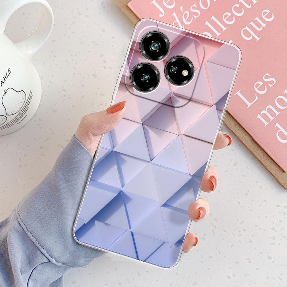 Pour ZTE Axon 60 4G Coque Pour ZTE Blade V60 4G Housse Pare-chocs Résistant aux Chocs Transparente Souple Silicone TPU Coque de Téléphone sur ZTE Blade V40S Funda