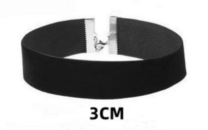 Goth Black Velvet Choker Necklaces Gothic Style Rope Women Neck Decoration Chocker Jewelry On The Neck Collar For Girl Kpop