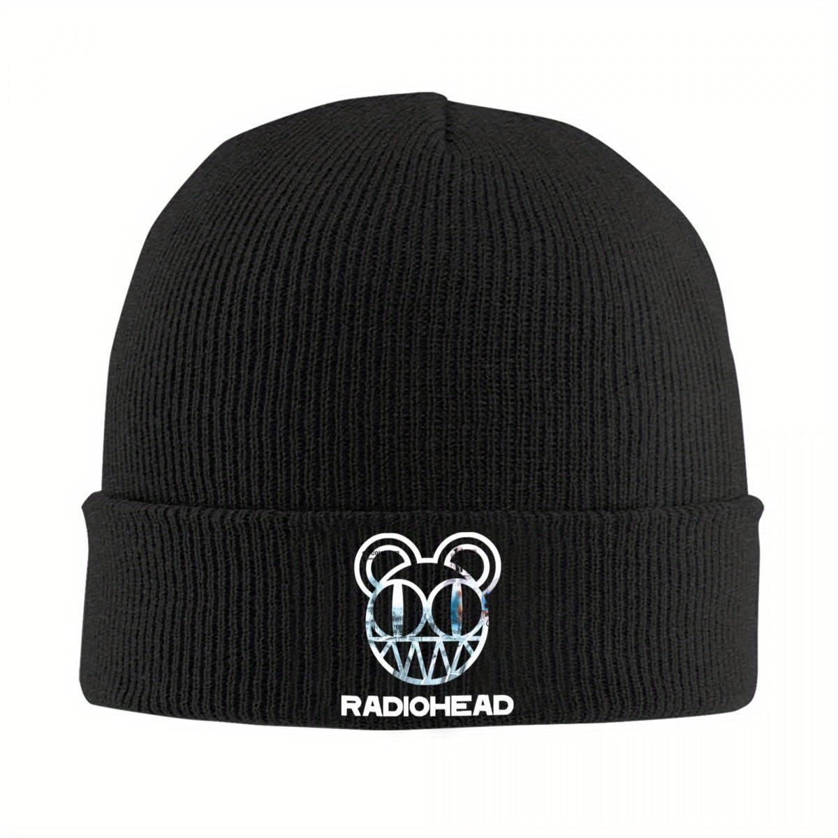 

Radiohead Knitted Hat Women s Men s Beanie Winter Hats Ok Computer In Rainbows Warm Melon Cap