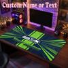 Seattle Seahawks Customized Name Text Mouse Pad, Large Desk Mouse Mat Personalized Home Office Present