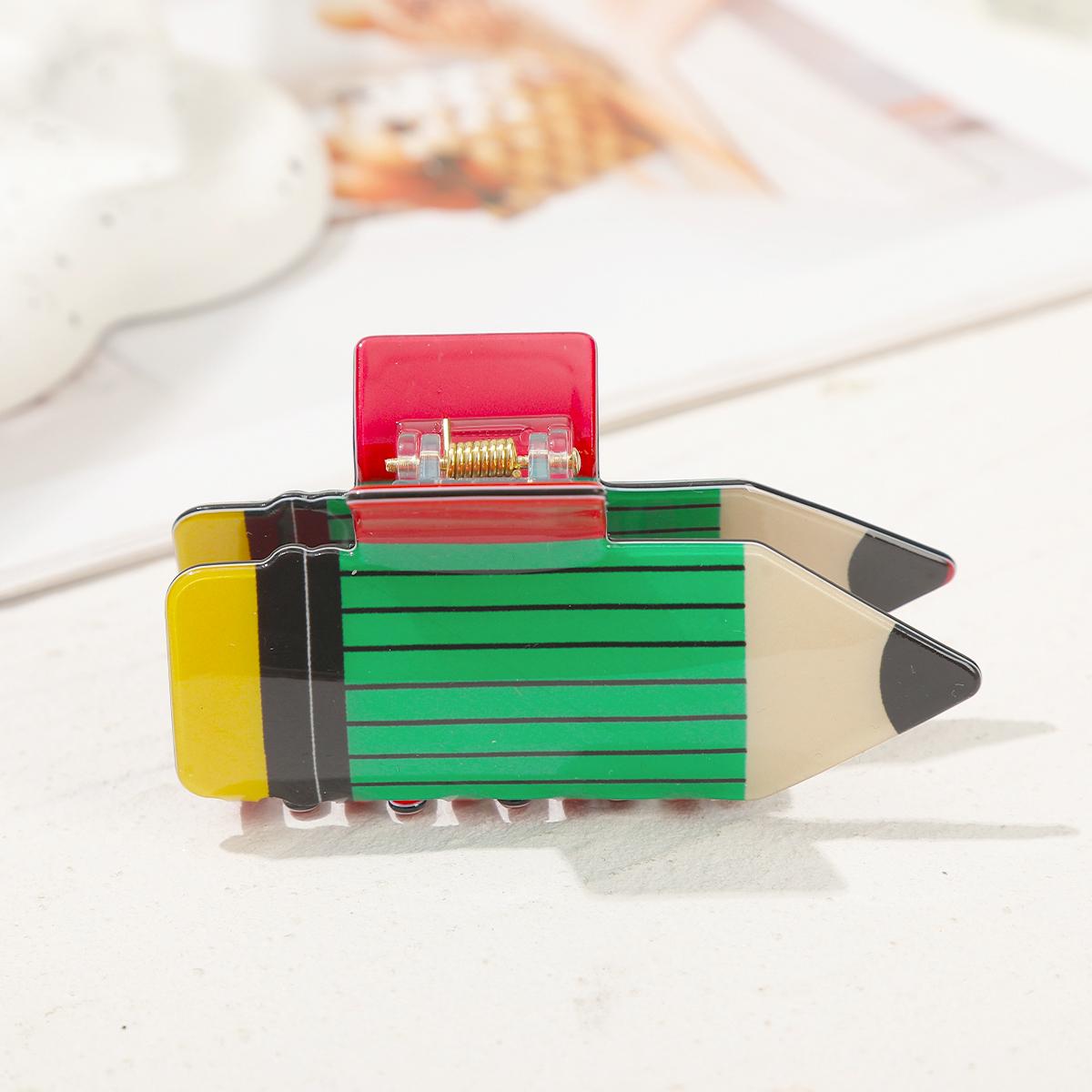 

Creative Hairpin Hair Claw Girls Large Pencil Hair Clip Fun Back Head Hair Clip Shark Clip Girls Fashion Hair Accessories