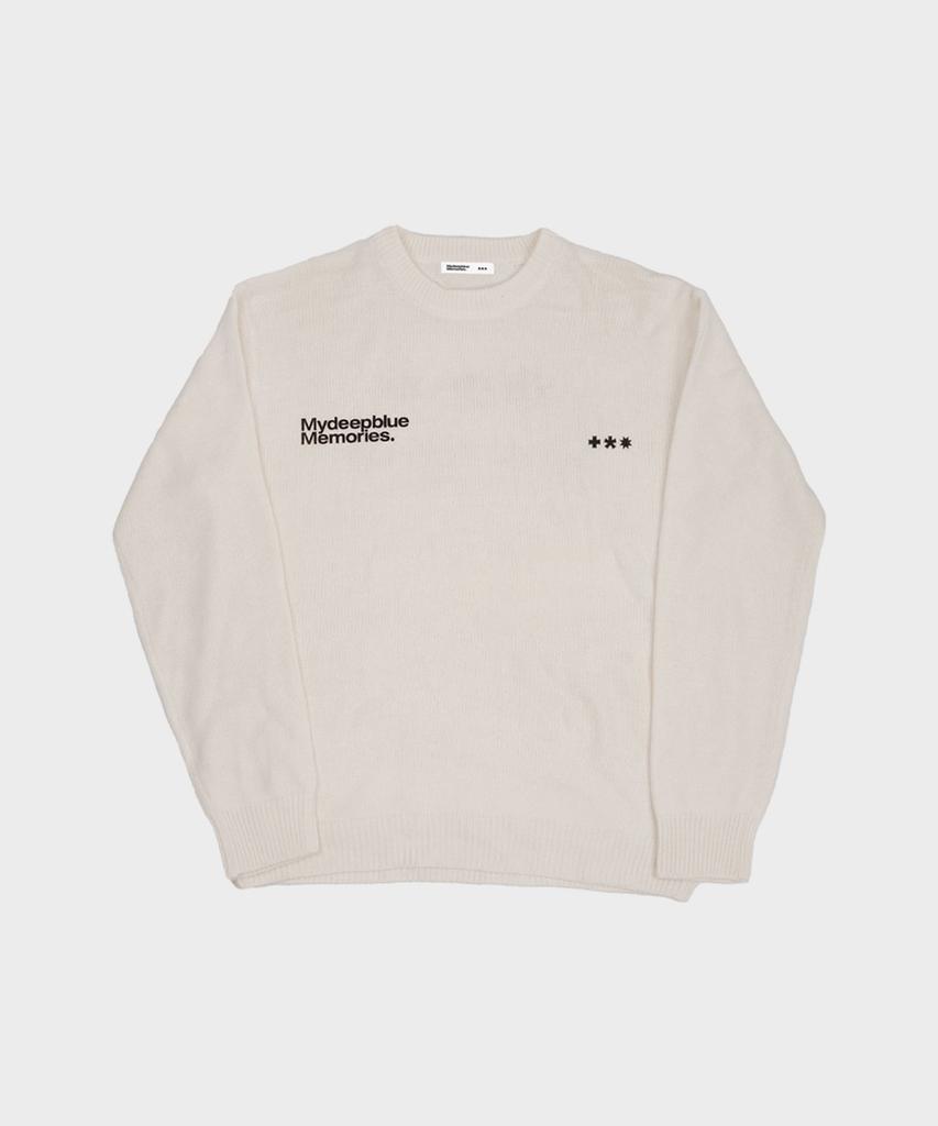 Maidibbeullumemolijeu (Nt) Mm Symbol Logo Knit (Ivory)