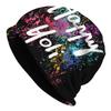 Black Autumn Spring Caps For Men Women Holi Festival of Colors Beanies Ski Caps Soft Bonnet Hats Skullies & Beanies Hat