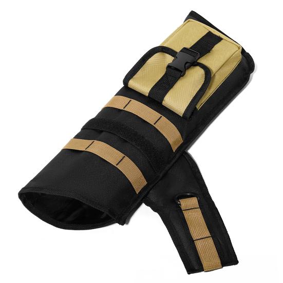 Archery Hip Quiver for Arrows 4 Tubes Waist Hanged Bow Quiver with Adjustable Waist Belt for Compound Bow Recurve Bow Archery Target Practicing