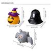 Cute Pumpkin Car Toy ABS Halloween Pull Back Toy Car Ghost Inertia Toy  Children/Kids/Toddlers