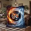 Hull City Football Print Flannel Blanket Soft Warm Sofa Bed Throw Blanket For Home Office Bedroom