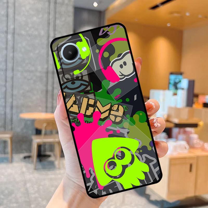 Splatoon 2 Case For Realme C55 C33 C31 C35 C30 C11 C15 C25s C21Y GT Neo 5 3T 2T 8 9 10 11 Pro Plus