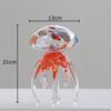 Colorful Ocean Jellyfish Glass Handicrafts Desk Decoration Exquisite Dreamy Jellyfish Ornaments Sculpture Room Aesthetic Decor