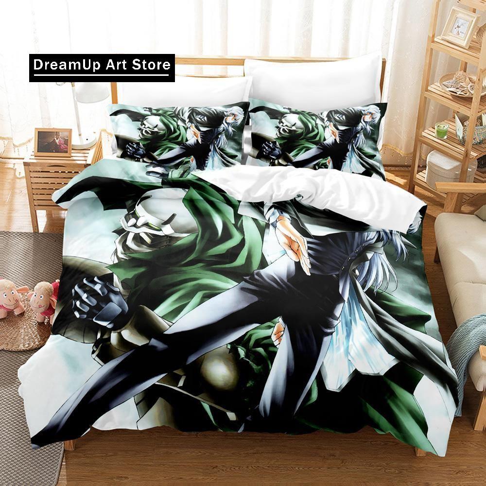 3D Print Fashion Full Metal Panic Bedding Set Boys Girls Single Twin Queen Full Size Duvet Cover Pillowcase Bed Adult Bedroom