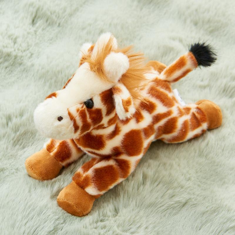 Realistic Giraffe Plush Toy, Sika Deer Stuffed Animal, Lifelike Wildlife Doll, Soft & Cuddly Kids Gift for Birthday & Holidays