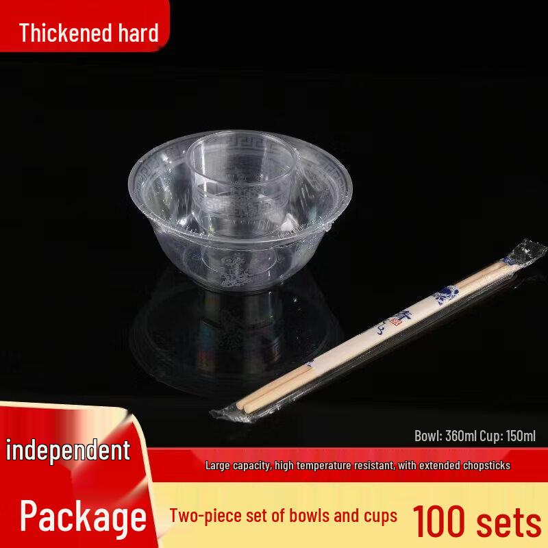Yingtang Disposable Crystal Dinnerware Set 5-6.5 inch diameter