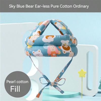 Baby Walking Protective Hat, Infant Headguard Helmet, Breathable No-Ear Head Protector